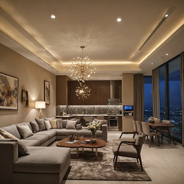 Experience refined comfort in a luxury apartment hotel with kitchen for extended stays