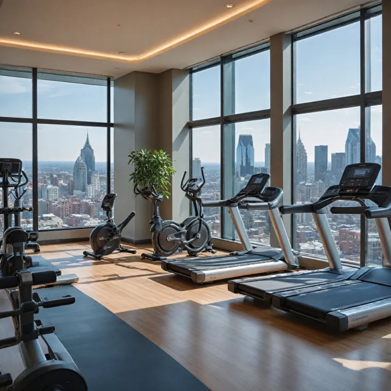 Luxury apartment hotels with gym: refined stays in Philadelphia’s vibrant districts