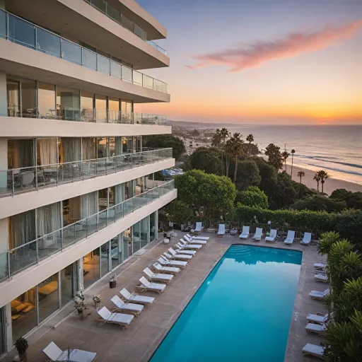 Oceana beach club: luxury apartment hotel experiences in Santa Monica