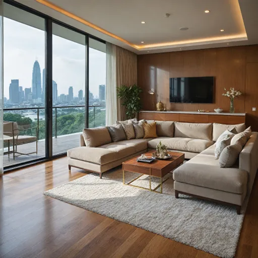 Elegant 2 bedroom suite options in Bangkok for refined urban stays
