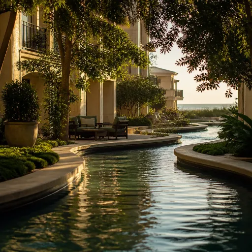 Elegant Destin hotels with lazy river experiences for coastal apartment stays