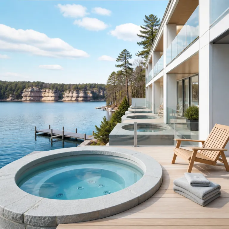 Elegant whirlpool suites in Wisconsin Dells for a refined lakeside escape